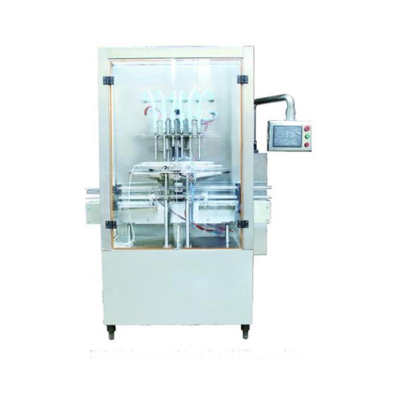 LLENADORA DE VISCOSOS AUTOMATICA DE 6 LINEAS PARA BOTELLA PET.