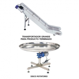 BANDA DE SALIDA CON MESA DE ACUMULACION